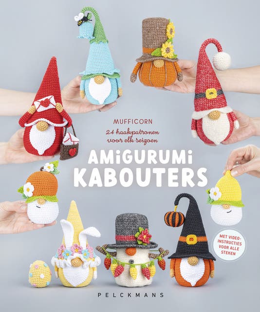 Amigurumi Kabouters – omslag van het luisterboek van Mufficorn