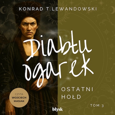 Diabłu ogarek. Ostatni hołd – okładka audiobooka, autor Konrad T. Lewandowski