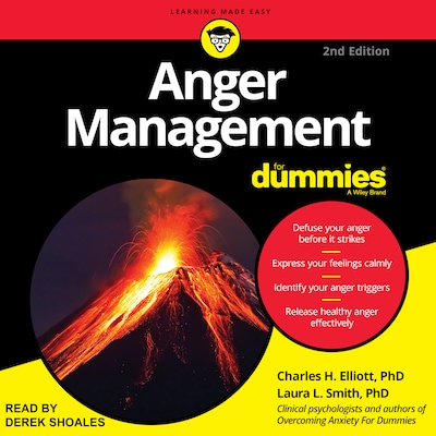 Anger Management for Dummies – omslag til lydbogen af Charles H. Elliott, PhD, Laura L. Smith, PhD
