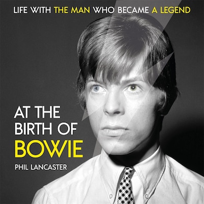 At the Birth of Bowie – omslag van het luisterboek van Phil Lancaster