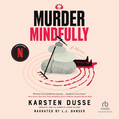 Murder Mindfully – omslag til lydbogen af Karsten Dusse