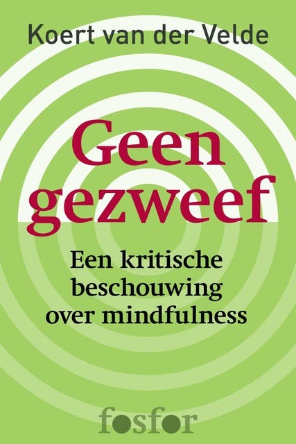 Geen gezweef: een kritische beschouwing over mindfulness – omslag van het luisterboek van Koert van der Velde