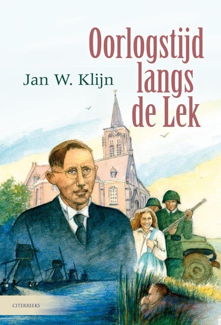 Oorlogstijd langs de lek – omslag van het luisterboek van Jan W. Klijn