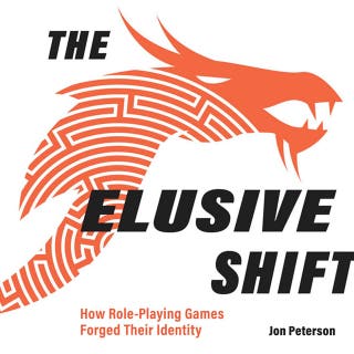 The Elusive Shift: How Role-Playing Games Forged Their Identity (Game Histories) – omslag till ljudboken av Jon Peterson