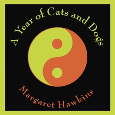 A Year of Cats and Dogs – omslag til lydbogen af Margaret Hawkins