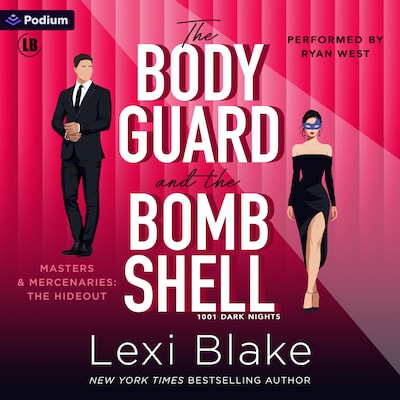 The Bodyguard and the Bombshell: A Masters and Mercenaries: New Recruits Novella – omslag til lydbogen af Lexi Blake