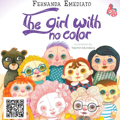 The Girl with no colour – omslag til lydbogen af Fernanda Emediato