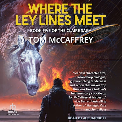 Where The Ley Lines Meet – omslag til lydbogen af Tom McCaffrey