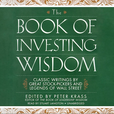 The Book of Investing Wisdom – omslag til lydbogen af Peter Krass