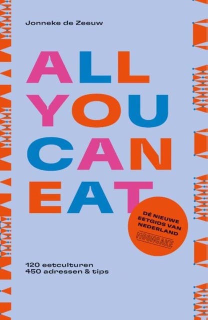 All you can eat - de nieuwe eetgids van Nederland – omslag van het luisterboek van Jonneke de Zeeuw,Mooncake