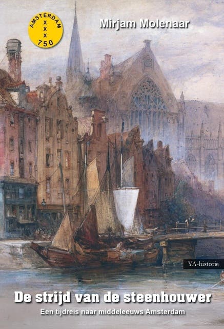 De strijd van de steenhouwer – omslag van het luisterboek van Mirjam Molenaar