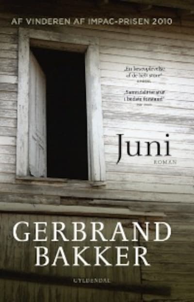 Juni – omslag til lydbogen af Gerbrand Bakker