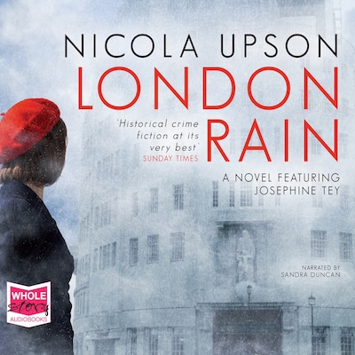 London Rain – omslag til lydbogen af Nicola Upson