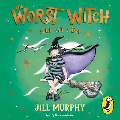 The Worst Witch All at Sea – omslag til lydbogen af Jill Murphy
