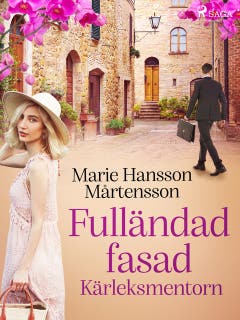 Fulländad fasad: Kärleksmentorn – omslag till ljudboken av Marie Hansson Mårtensson