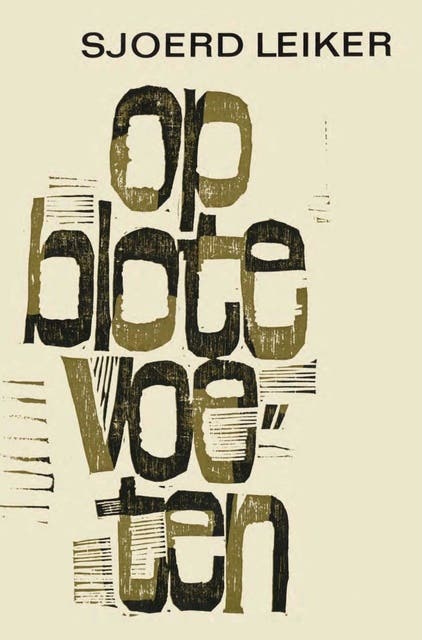 Op blote voeten – omslag van het luisterboek van Sjoerd Leiker