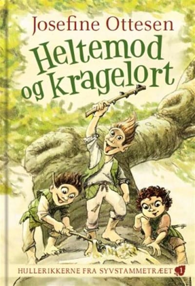 Heltemod og Kragelort – omslag til lydbogen af Josefine Ottesen