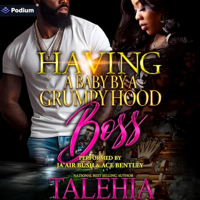 Having a Baby by a Grumpy Hood Boss – omslag til lydbogen af Talehia
