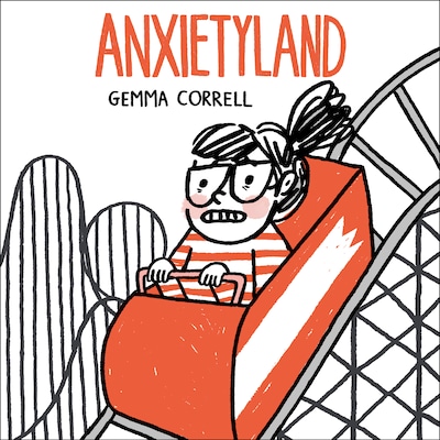 Anxietyland – omslag til lydbogen af Gemma Correll