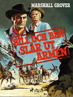 Bill och Ben slår ut armén – omslag till ljudboken av Marshall Grover