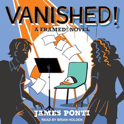 Vanished! – omslag til lydbogen af James Ponti