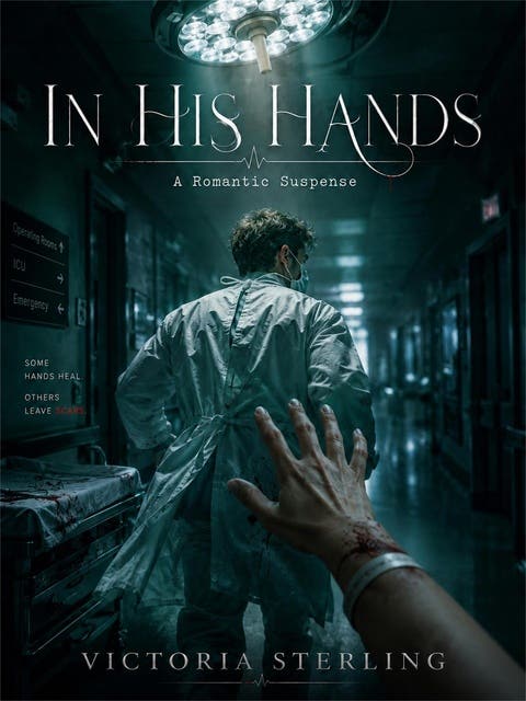 In His Hands – omslag til lydbogen af Victoria Sterling
