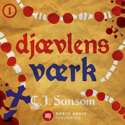 Djævlens værk – omslag til lydbogen af C.J. Sansom