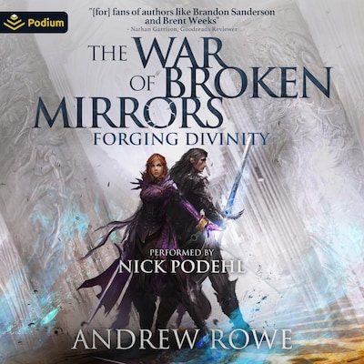 Forging Divinity – omslag til lydbogen af Andrew Rowe