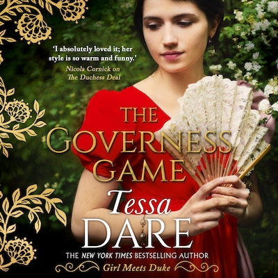 The Governess Game – omslag til lydbogen af Tessa Dare
