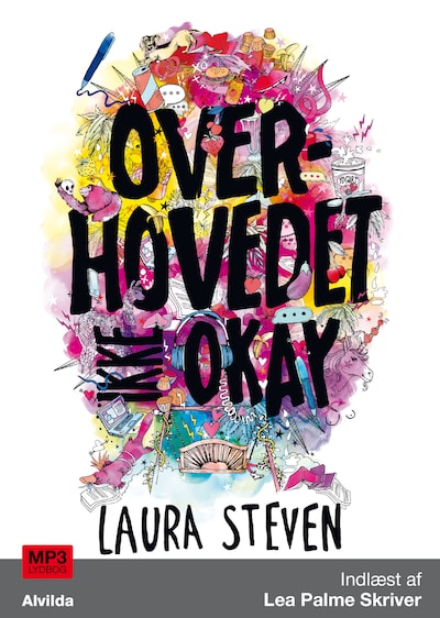 Overhovedet ikke okay (1) – omslag til lydbogen af Laura Steven