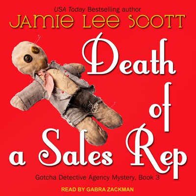Death of a Sales Rep – omslag til lydbogen af Jamie Lee Scott