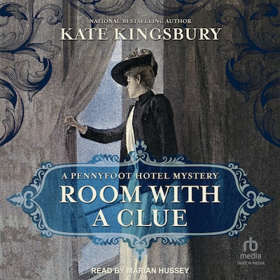Room With a Clue – omslag til lydbogen af Kate Kingsbury