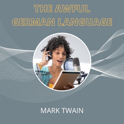The Awful German Language – omslag til lydbogen af Mark Twain