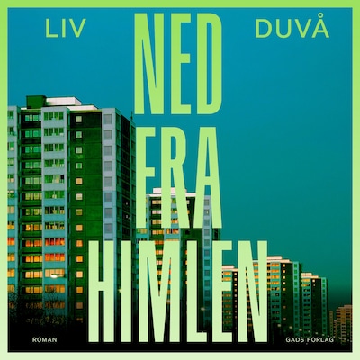 Ned fra himlen – omslag til lydbogen af Liv Duvå