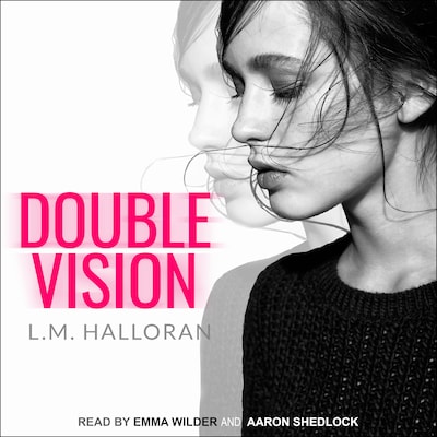 Double Vision – omslag til lydbogen af L.M. Halloran