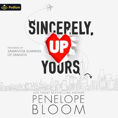 Sincerely, Up Yours – omslag til lydbogen af Penelope Bloom