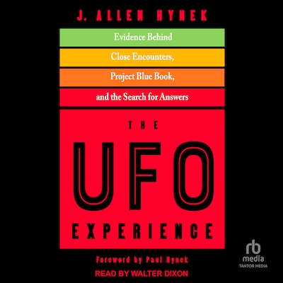 The UFO Experience – omslag til lydbogen af J. Allen Hynek