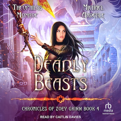 Deadly Beasts – omslag til lydbogen af Theophilus Monroe, Michael Anderle