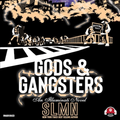 Gods & Gangsters – omslag til lydbogen af SLMN