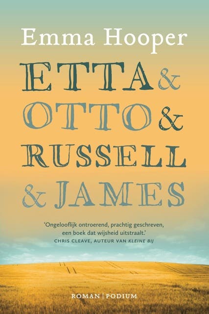 Etta en Otto en Russell en James – omslag van het luisterboek van Emma Hooper