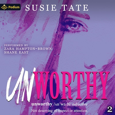 Unworthy – omslag til lydbogen af Susie Tate