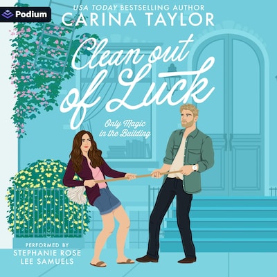 Clean Out of Luck – omslag til lydbogen af Carina Taylor