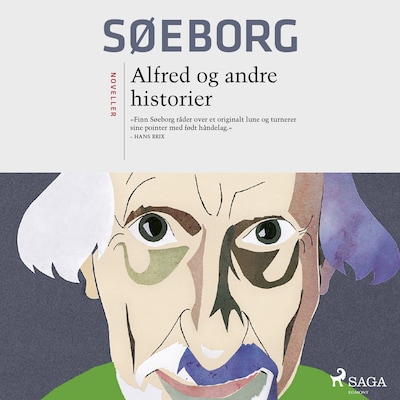 Alfred og andre historier – omslag til lydbogen af Finn Søeborg