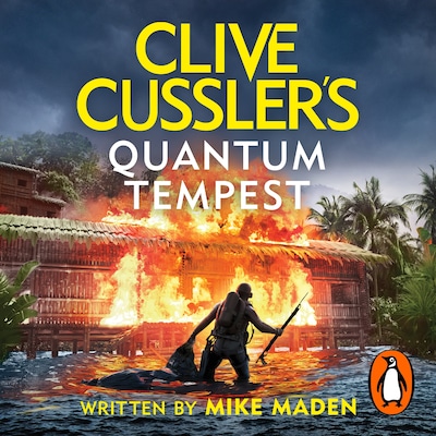 Clive Cussler’s Quantum Tempest – omslag til lydbogen af Mike Maden