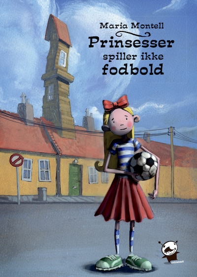 Prinsesser spiller ikke fodbold – omslag til lydbogen af Maria Montell