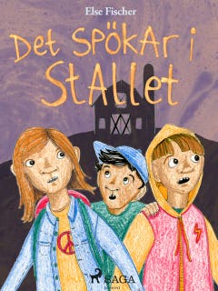 Det spökar i stallet – omslag till ljudboken av Else Fischer