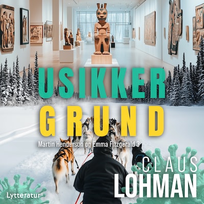 Usikker grund – omslag til lydbogen af Claus Lohman