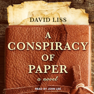 A Conspiracy of Paper – omslag til lydbogen af David Liss
