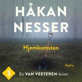Hjemkomsten – omslag til lydbogen af Håkan Nesser