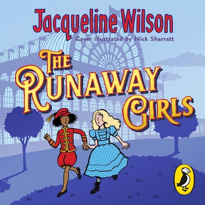 The Runaway Girls – omslag til lydbogen af Jacqueline Wilson
